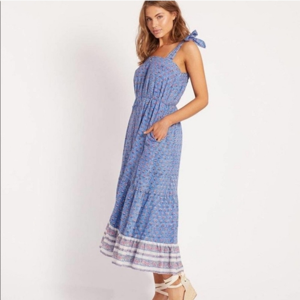 Cleobella India Floral Midi Dress In Lotus - Picture 13 of 13